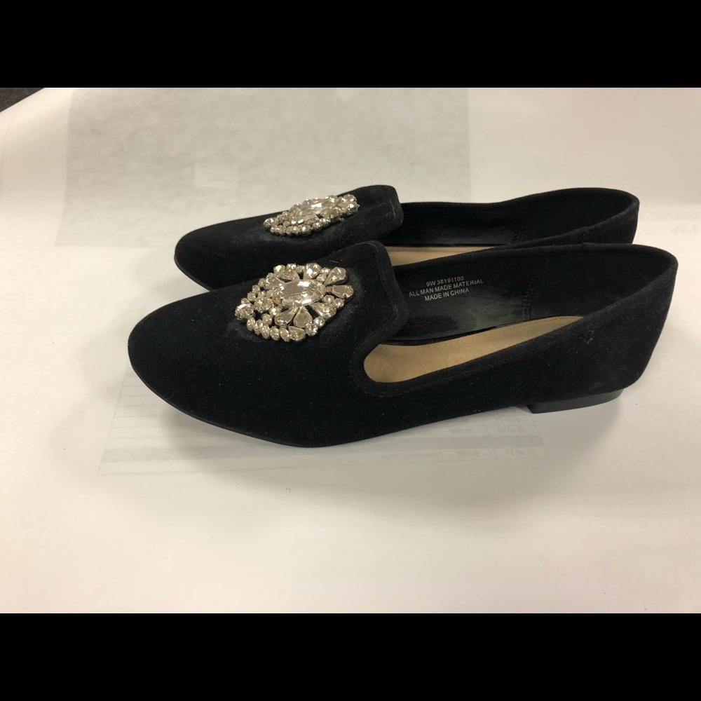 Dressy flat shoes - black - size 9 wide